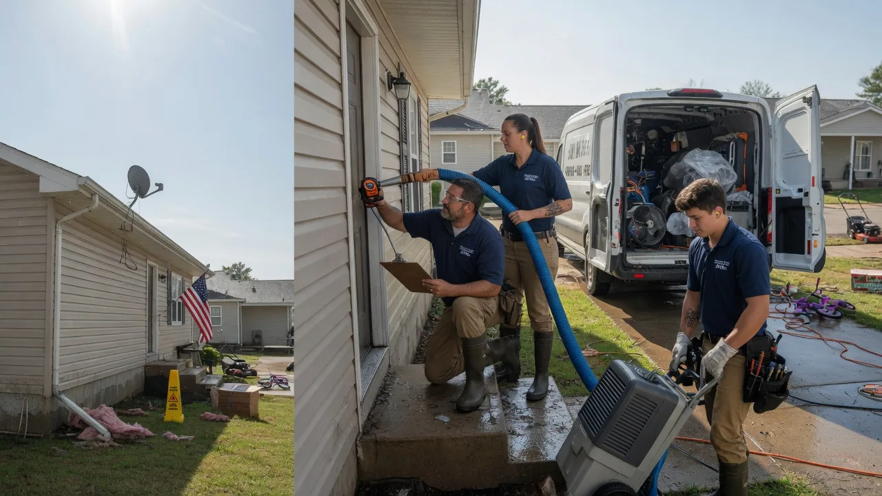 Ceiling Water Damage Restoration in Mcfarlan, NC near me